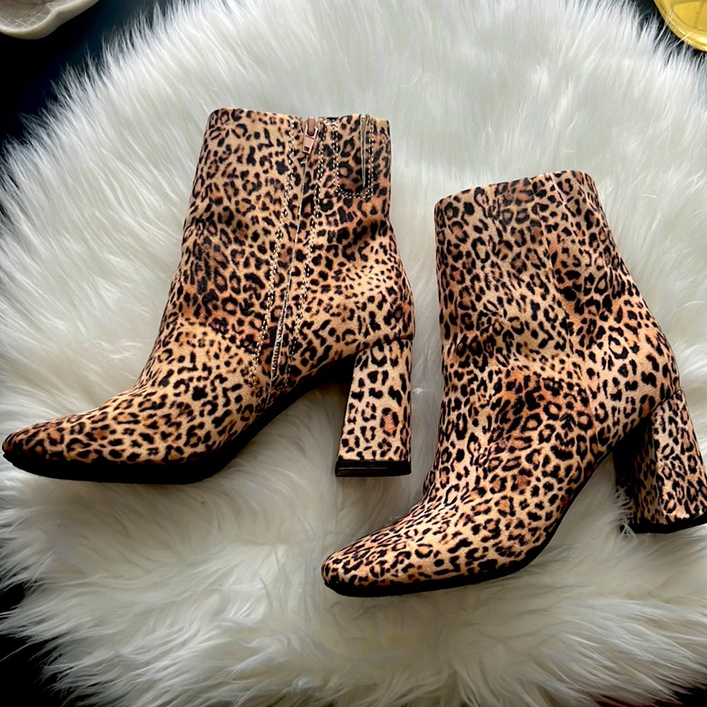 Leopard Booties